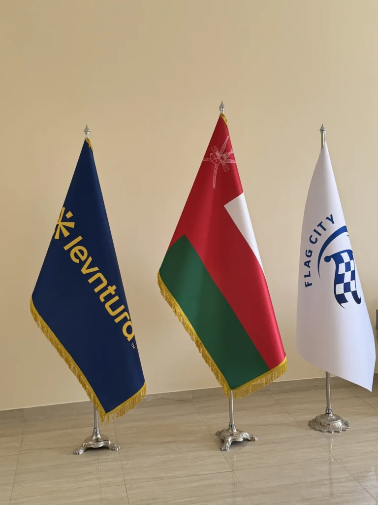 Ceremonial Flags in Oman: Choosing an Office Floor Display