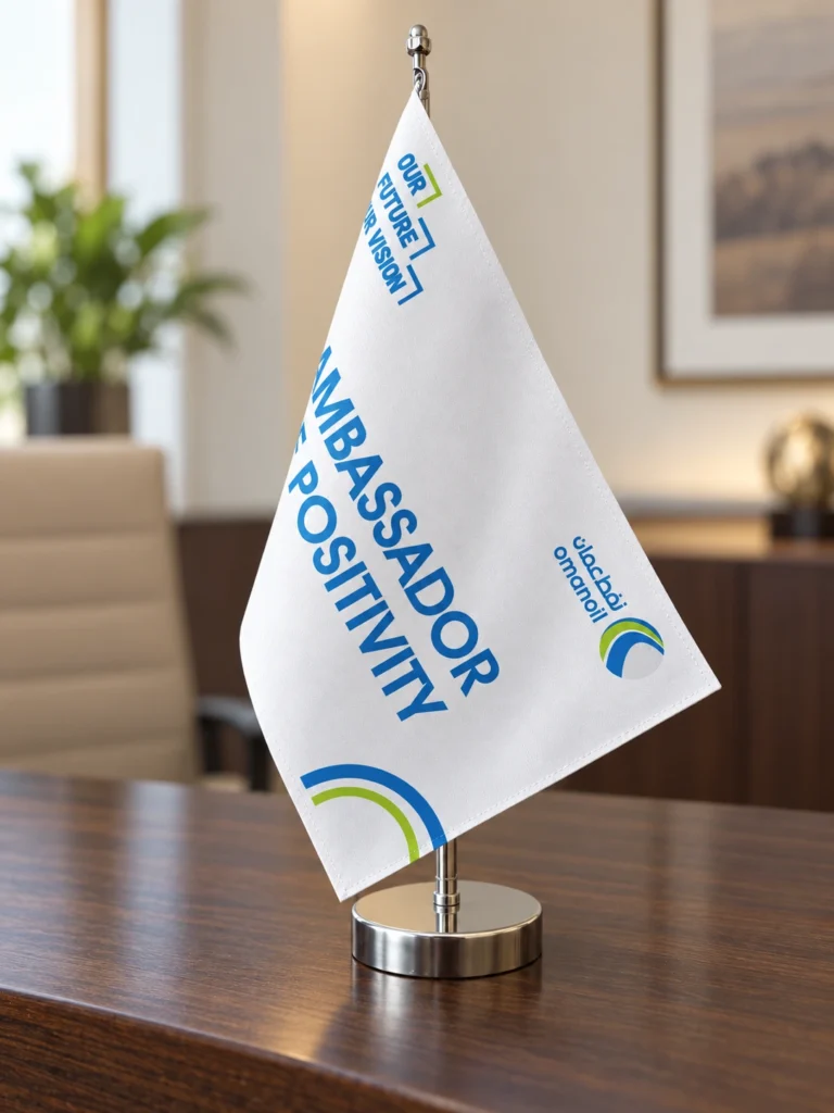 Custom Table Flags in Muscat: A Guide for Offices and Meetings